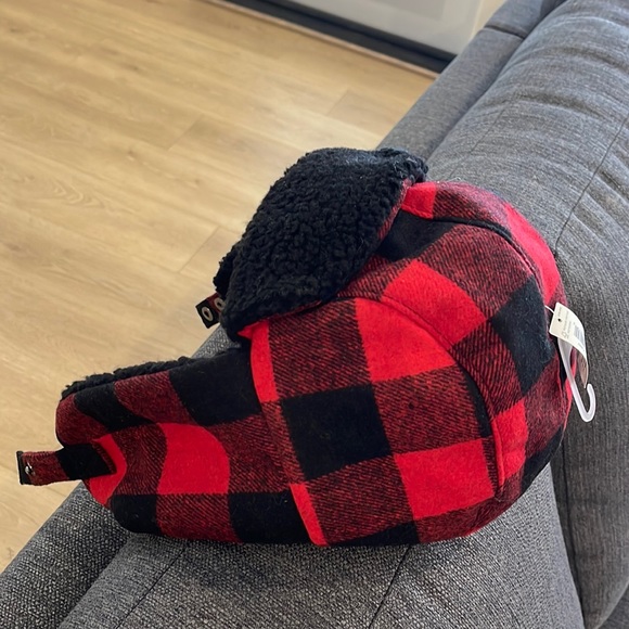 NWT GAP checkered fleece winter hat - Picture 7 of 9